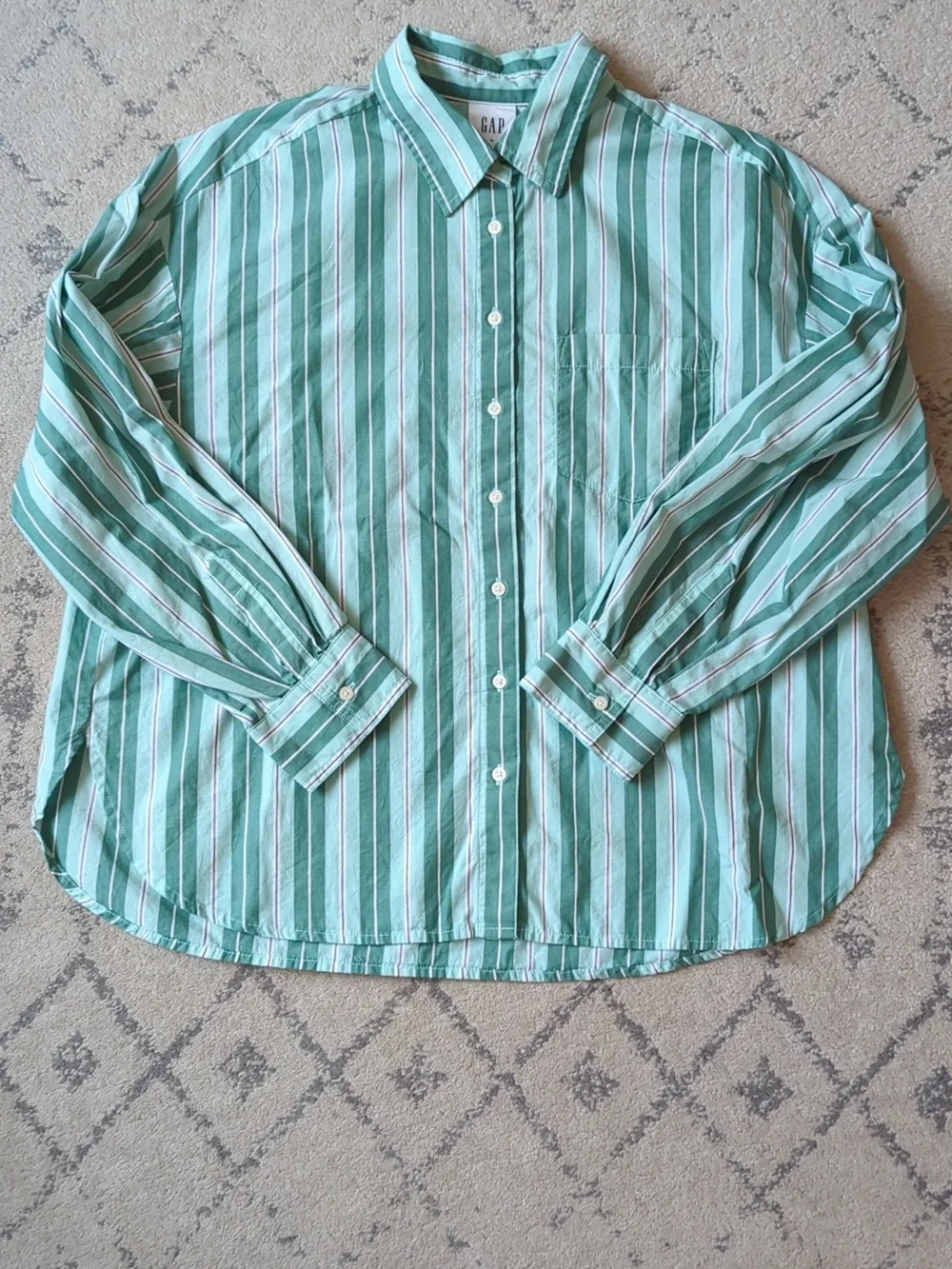 Gap Factory Big Shirt and Shorts Matching Set - Picture 2 of 6
